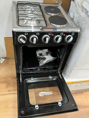 AMBASSADOR 2 Electric Plate 2 Gas Burners Cooker