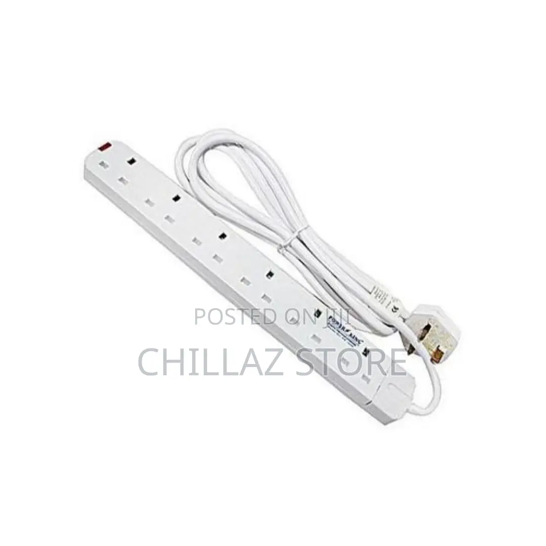 Power King 6 Ways Extension Cable- 3 Meter –