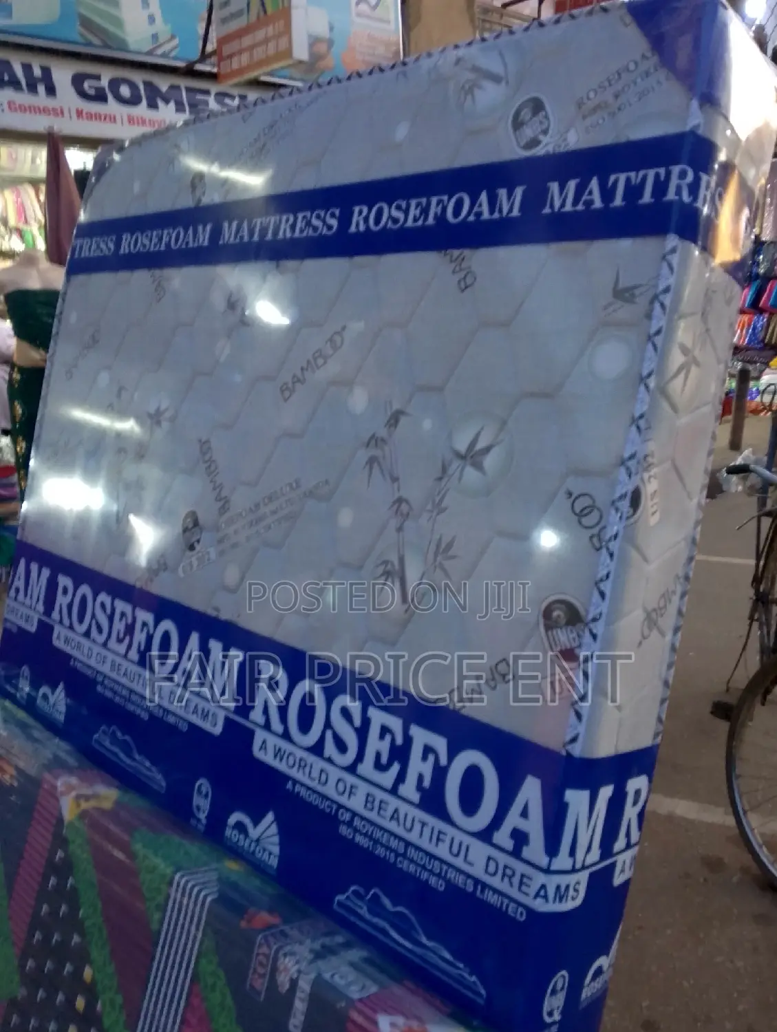 Premium High Density Rosefoam Mattress. 5*6*6inches.( Gray)