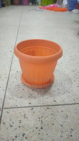 Plant Pot Round Shape, Brown