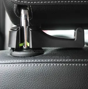 2 in 1 Car Headrest Hook With Hidden Phone Holder