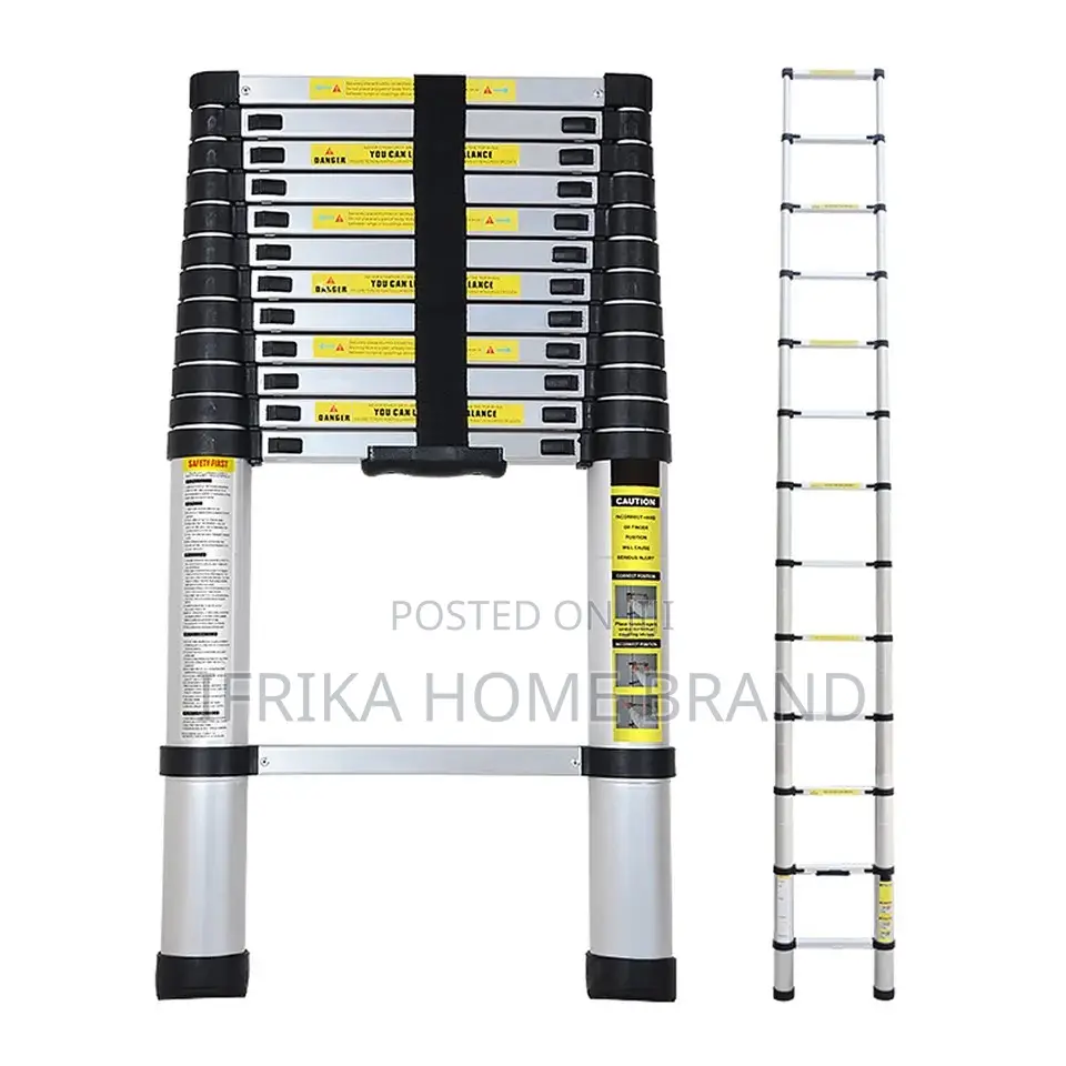 4.1 4.4 Meters 13/14 Steps Aluminum Telescope Ladders