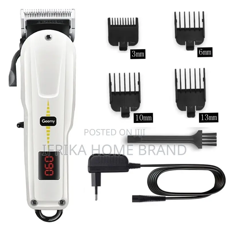 Original Geemy Cordless Electric Hair Clipper Adjustable
