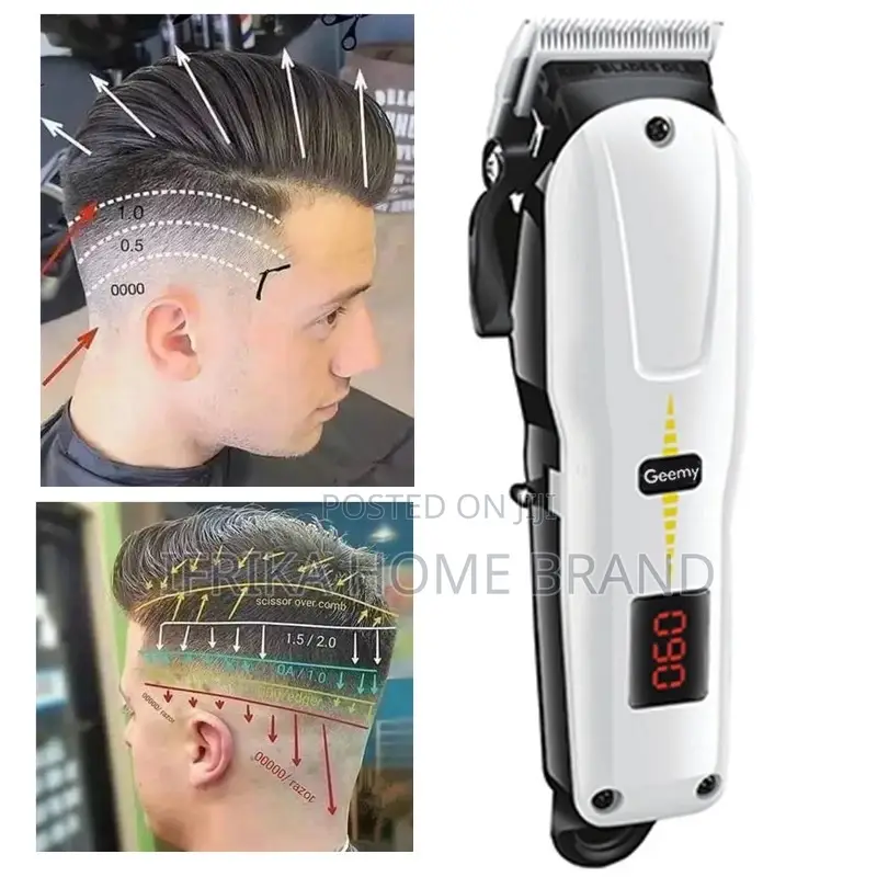 Original Geemy Cordless Electric Hair Clipper Adjustable