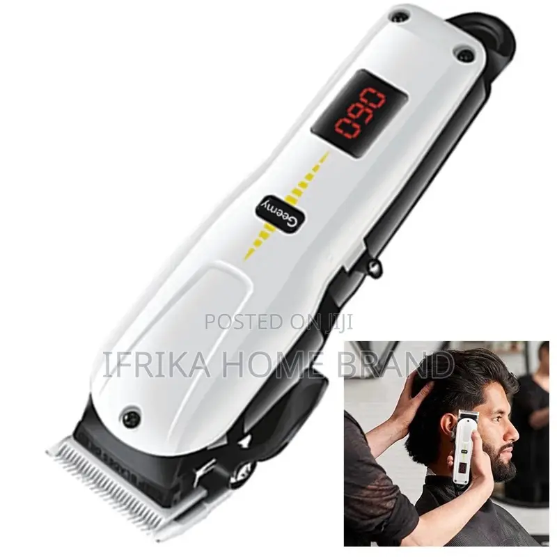 Original Geemy Cordless Electric Hair Clipper Adjustable