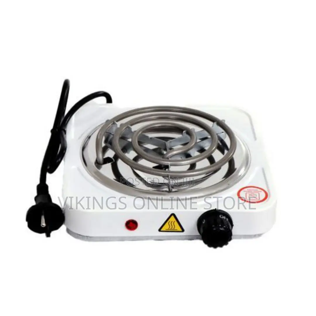Single Coil Hot Plate - 1000W - White