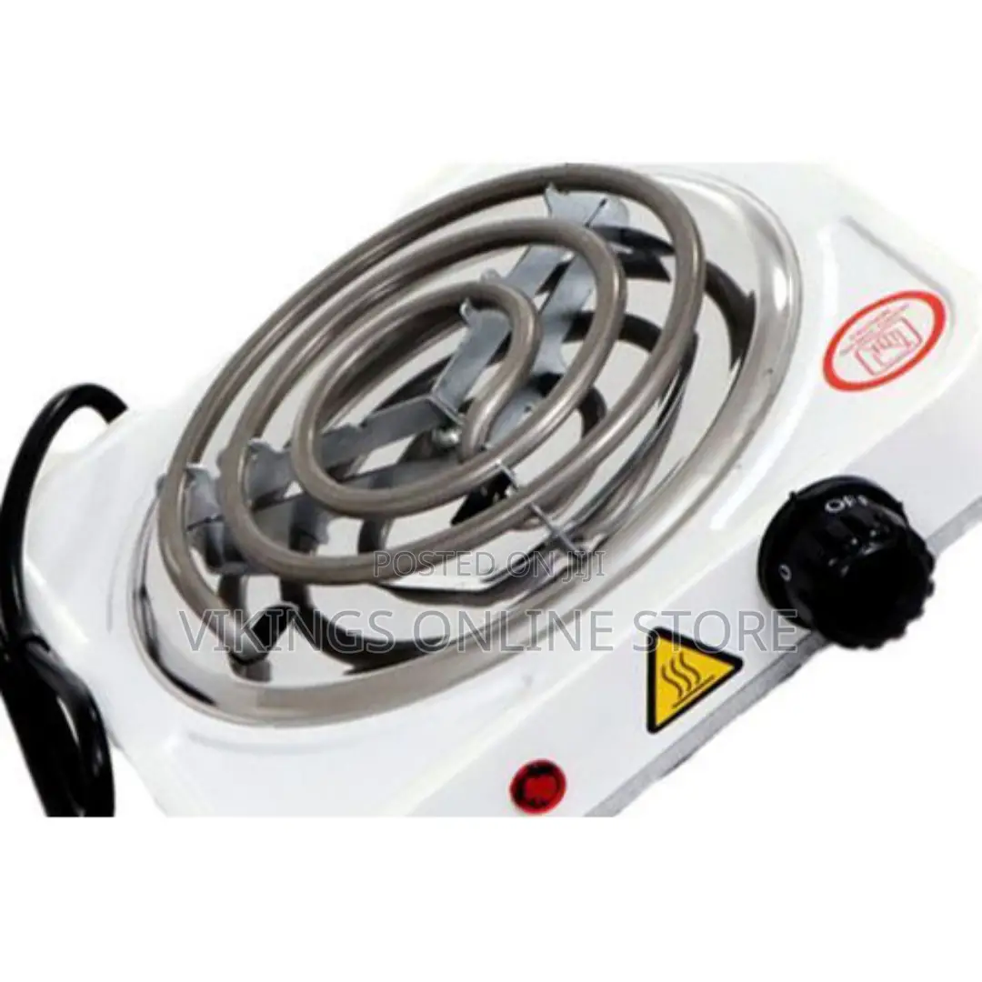 Single Coil Hot Plate - 1000W - White