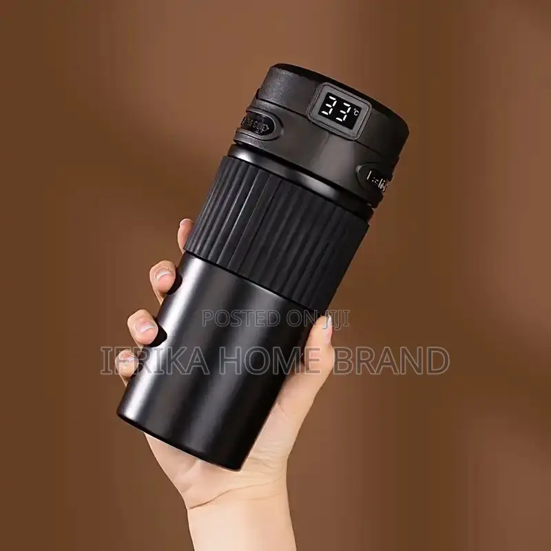 480ml Temperature Display Coffee Cup Thermal Water Bottle