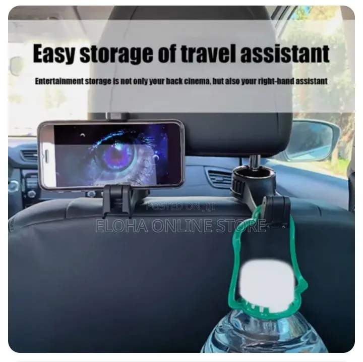 Car Seat Headrest Hook/Phone Holder Back Seat Hanger