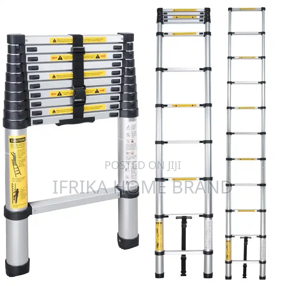 Telescoping Ladder Folding Ladders Aluminum 7 Steps