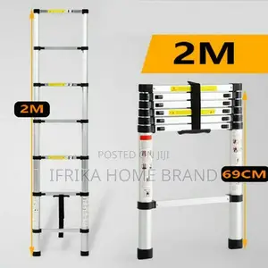2M 7 Steps Telescopic Ladder Single Straight Ladder