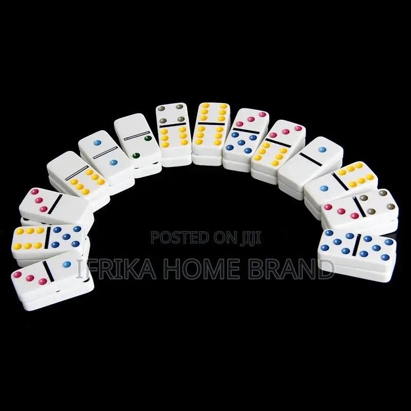 Domino Box Toy Game Set 28 Double 6 Travel Dominoes