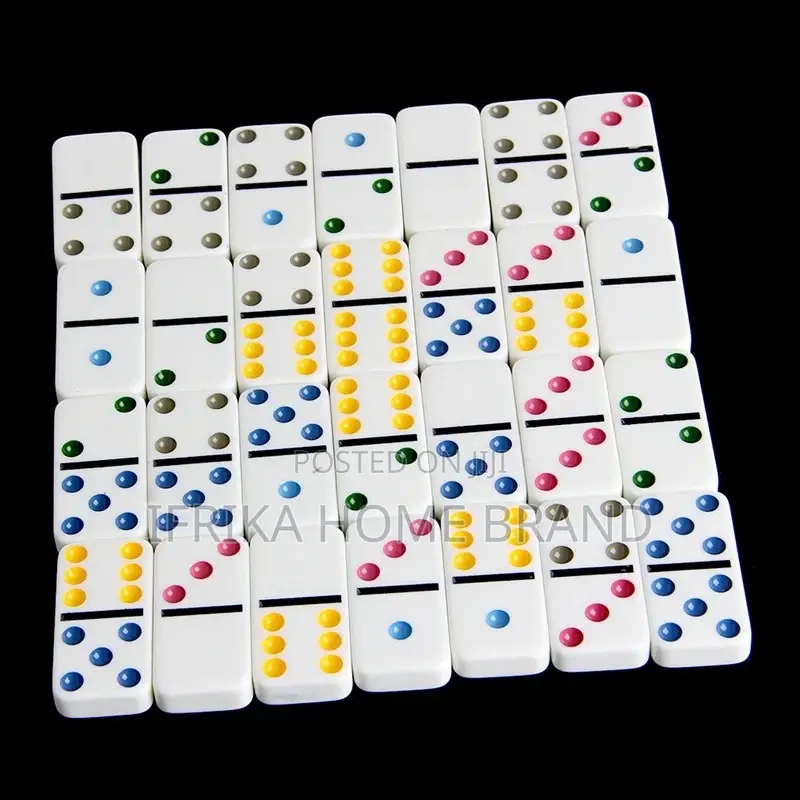 Domino Box Toy Game Set 28 Double 6 Travel Dominoes
