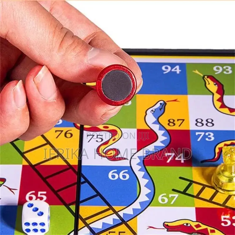 Snake Ladder Educational Kids Children Toy Interesting Board