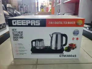 Geepas High Quality 2 in 1 Digital Tea Maker Wiz 2yrs Warant