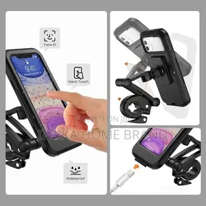 Waterproof Bike Phone Mount Cell Phone Holder for Motorcycle