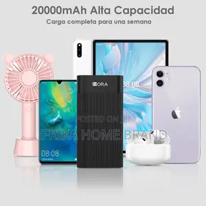 High Capacity 20000mah PORTABLE Power Bank LED Display