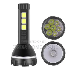 Bright Rechargeable LED Flashlight With Side Light