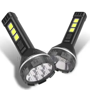 Bright Rechargeable LED Flashlight With Side Light