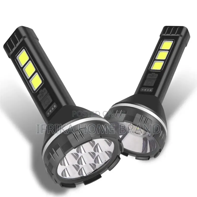 Bright Rechargeable LED Flashlight With Side Light