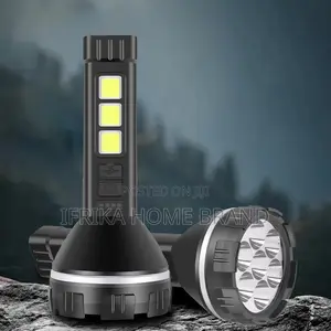 Bright Rechargeable LED Flashlight With Side Light
