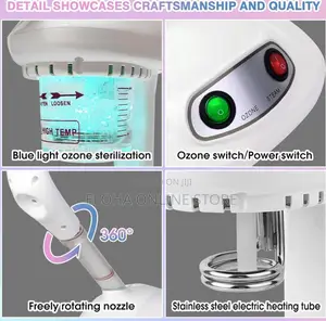 Portable Facial Sauna Vapour Steamer With Ozone Lamp