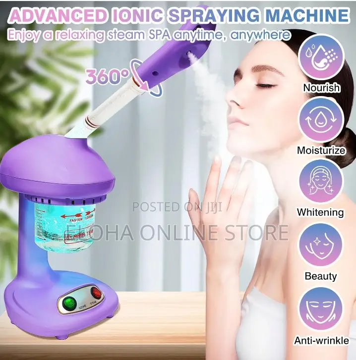 Portable Facial Sauna Vapour Steamer With Ozone Lamp