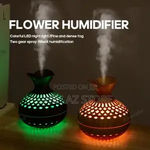 Lightbox
Portable Humidifier, 7 Colour LED Light, USB Wood
