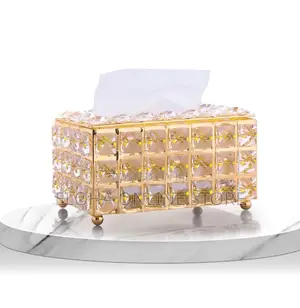 Decorative Crystal Tabletop Tissue Holder