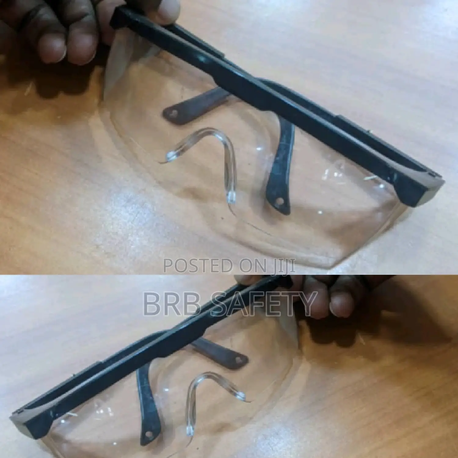 Clear Glass Goggles.