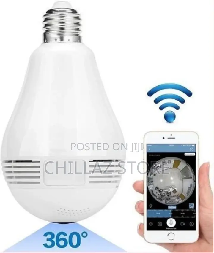 360 Degree Wireless IP Camera Bulb Light Camera Panoramic