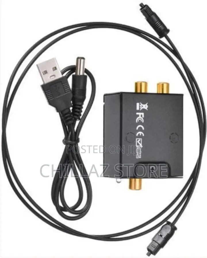 Digital to Analog Audio Converter Optical Fiber