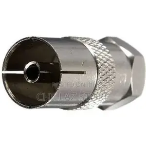 Male to Coax RF Coaxial Female Plug TV Aerial Adaptor