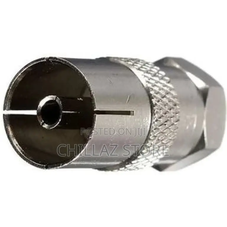 Male to Coax RF Coaxial Female Plug TV Aerial Adaptor