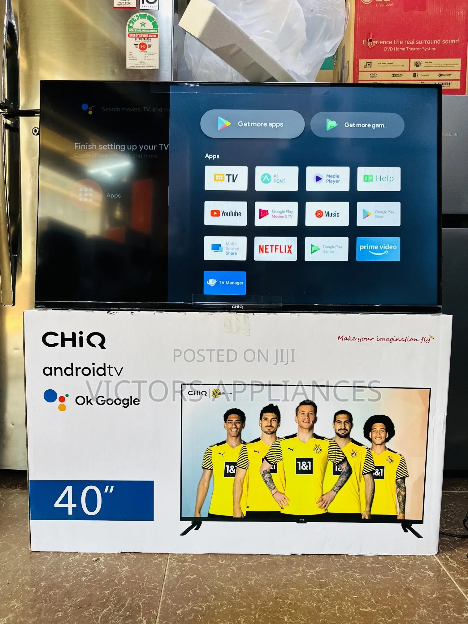 Chiq 40” Android Smart Tv New Model