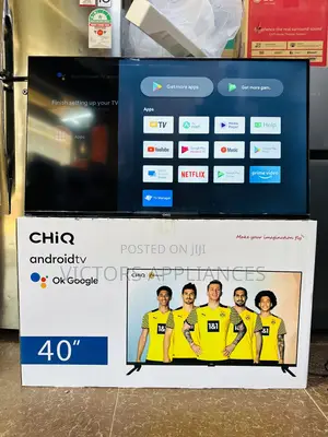 Chiq 40” Android Smart Tv New Model