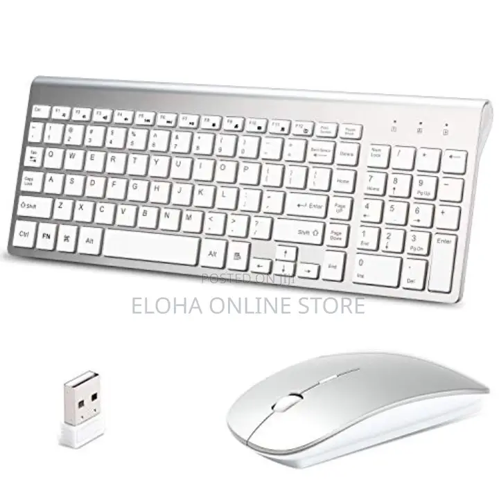 Wireless Rechargeable Keyboard and Mouse