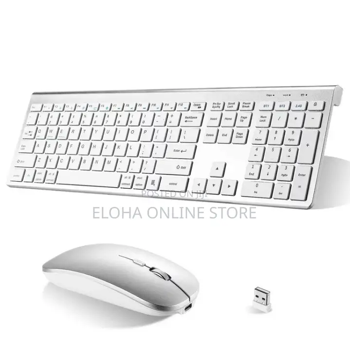 Wireless Rechargeable Keyboard and Mouse
