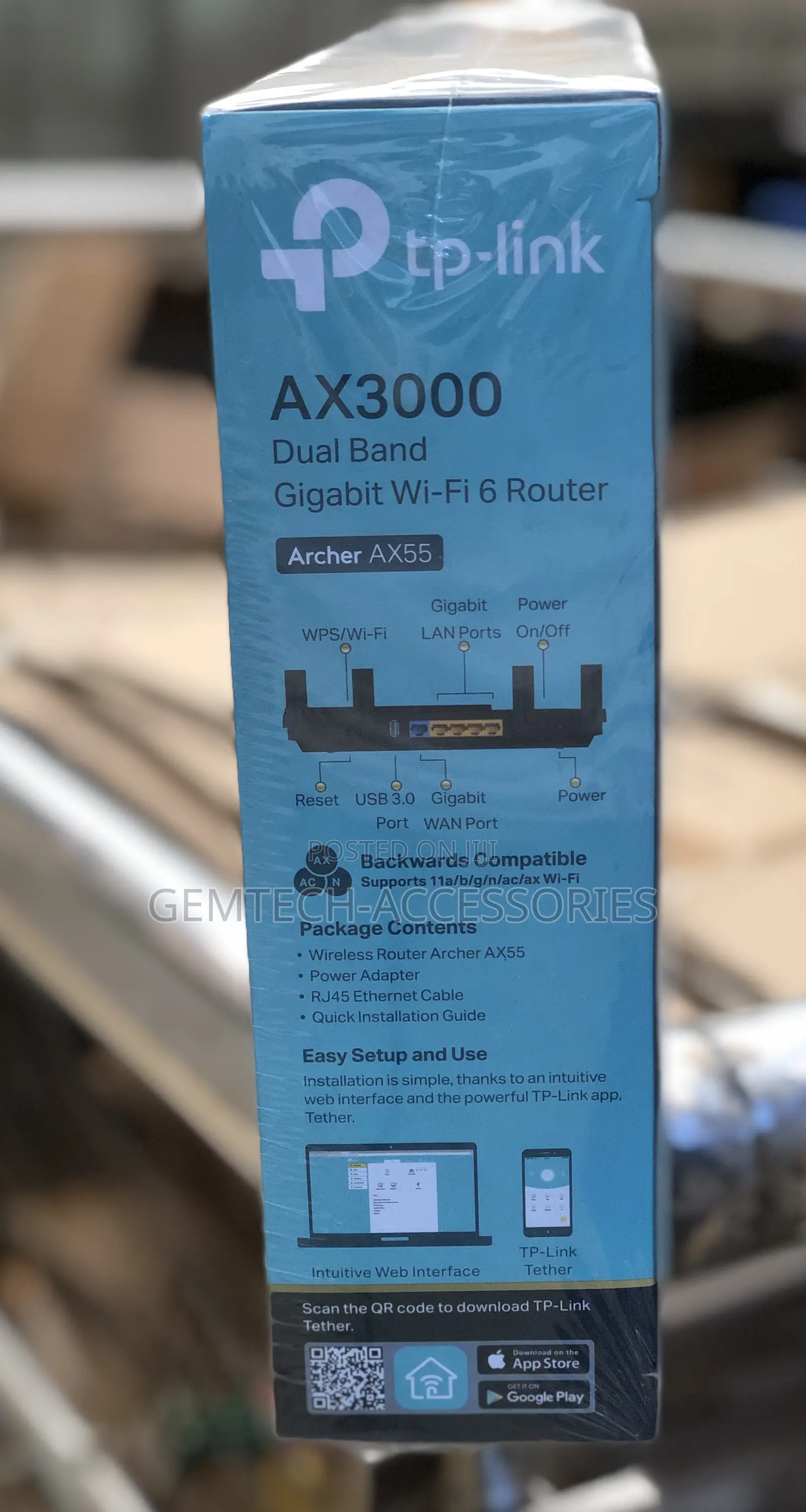 Archer AX55 AX3000 Dual Band Gigabit Wi-Fi 6 Router