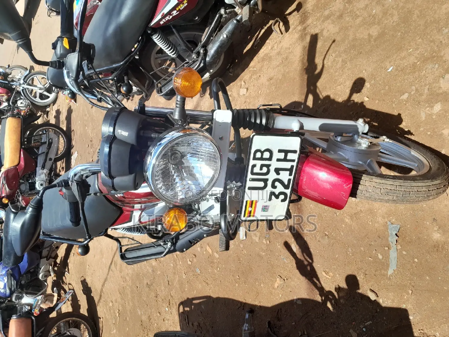 New TVS HLX 125 2024 Red