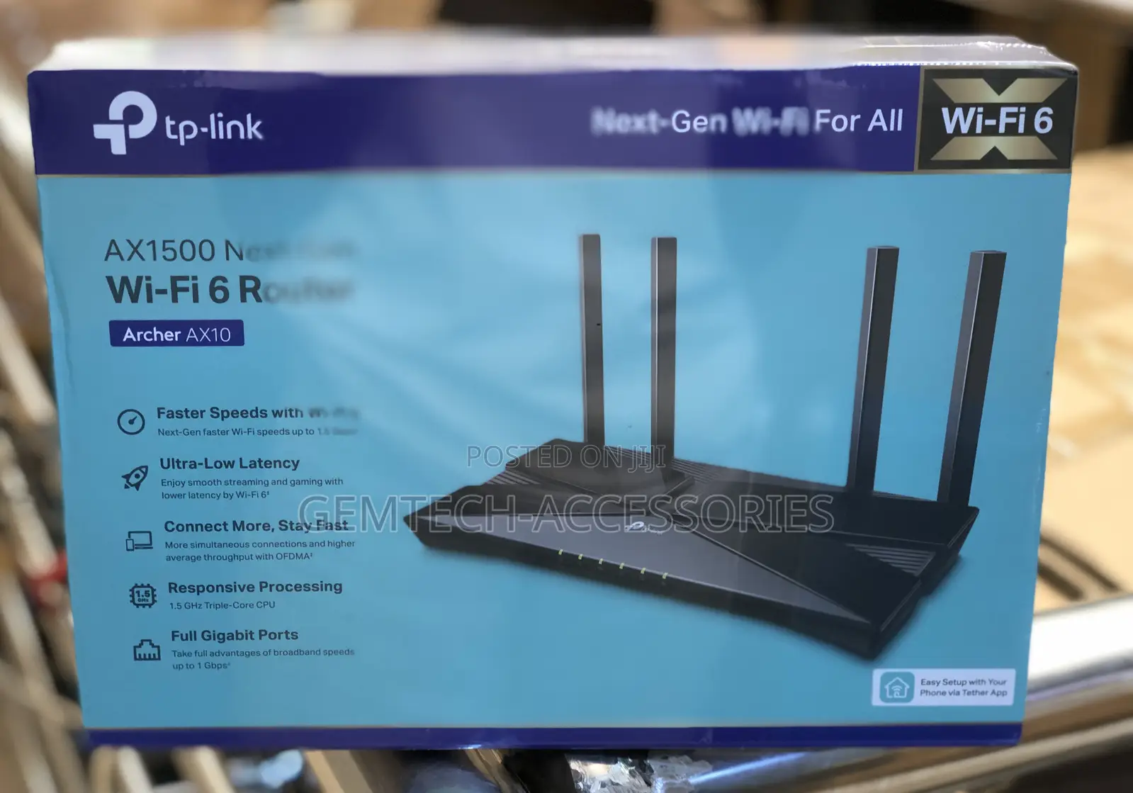 Archer AX10 AX1500 Wi-Fi 6 Router