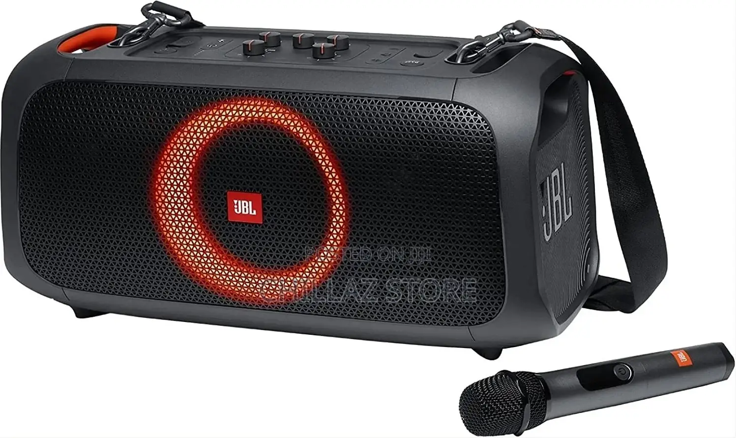 JBL Partybox on-the-Go Portable Karaoke Party Speaker