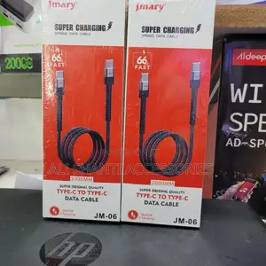 Type-C to Type-C,Super Charger/Data Cable, 2m C to C Charger
