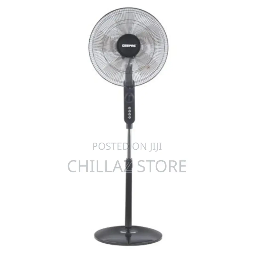 Geepas 16 Inch Stand Fan, Black –