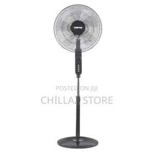 Geepas 16 Inch Stand Fan, Black –
