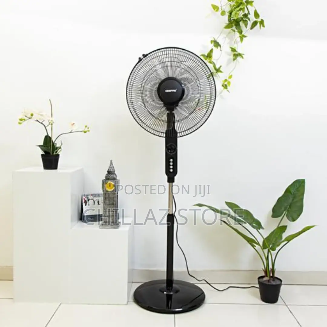 Geepas 16 Inch Stand Fan, Black –