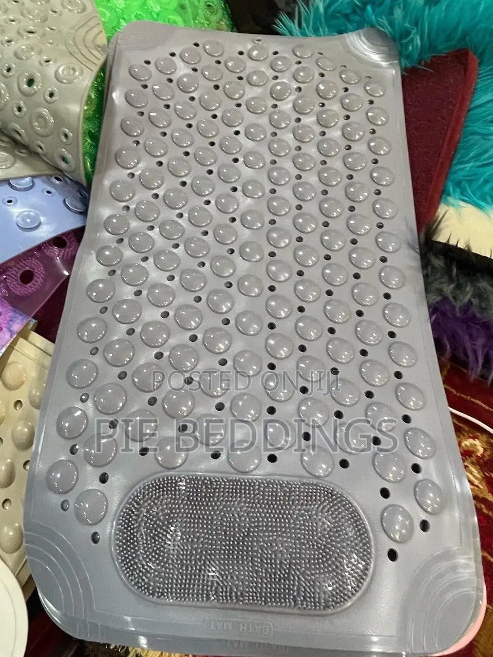 Rubber Bathroom Mats That Are Bathed On