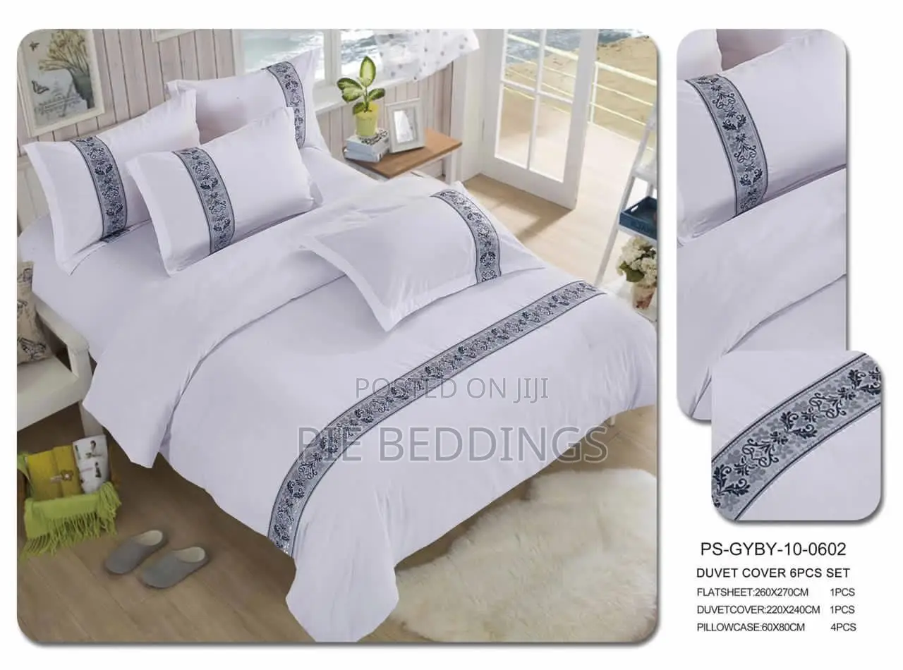 Quality 6pc Duvet Cover Set for 6x6