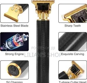 Usb Rechargeable Metallic Electric Clipper