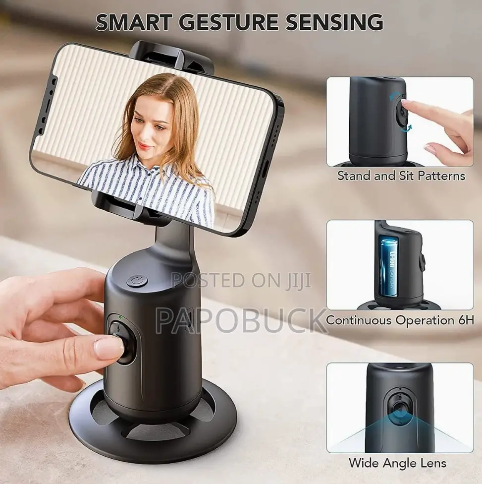 360° Object Tracking Phone Stand